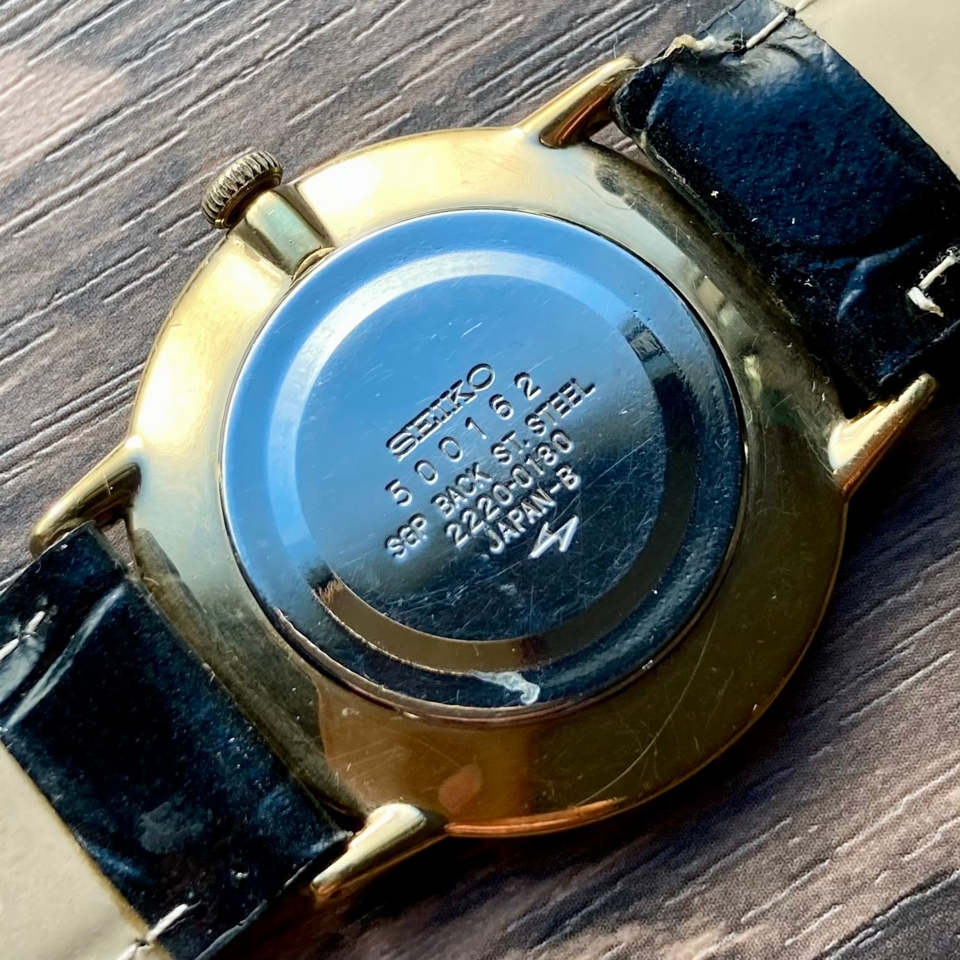 動作品】セイコー シャリオ アンティーク 腕時計 1975年 手巻き メンズ 