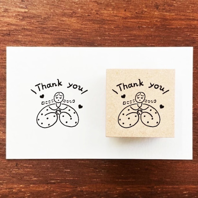 スタンプマルシェ　マールちゃん・Thank you(ありがとう)　SM02