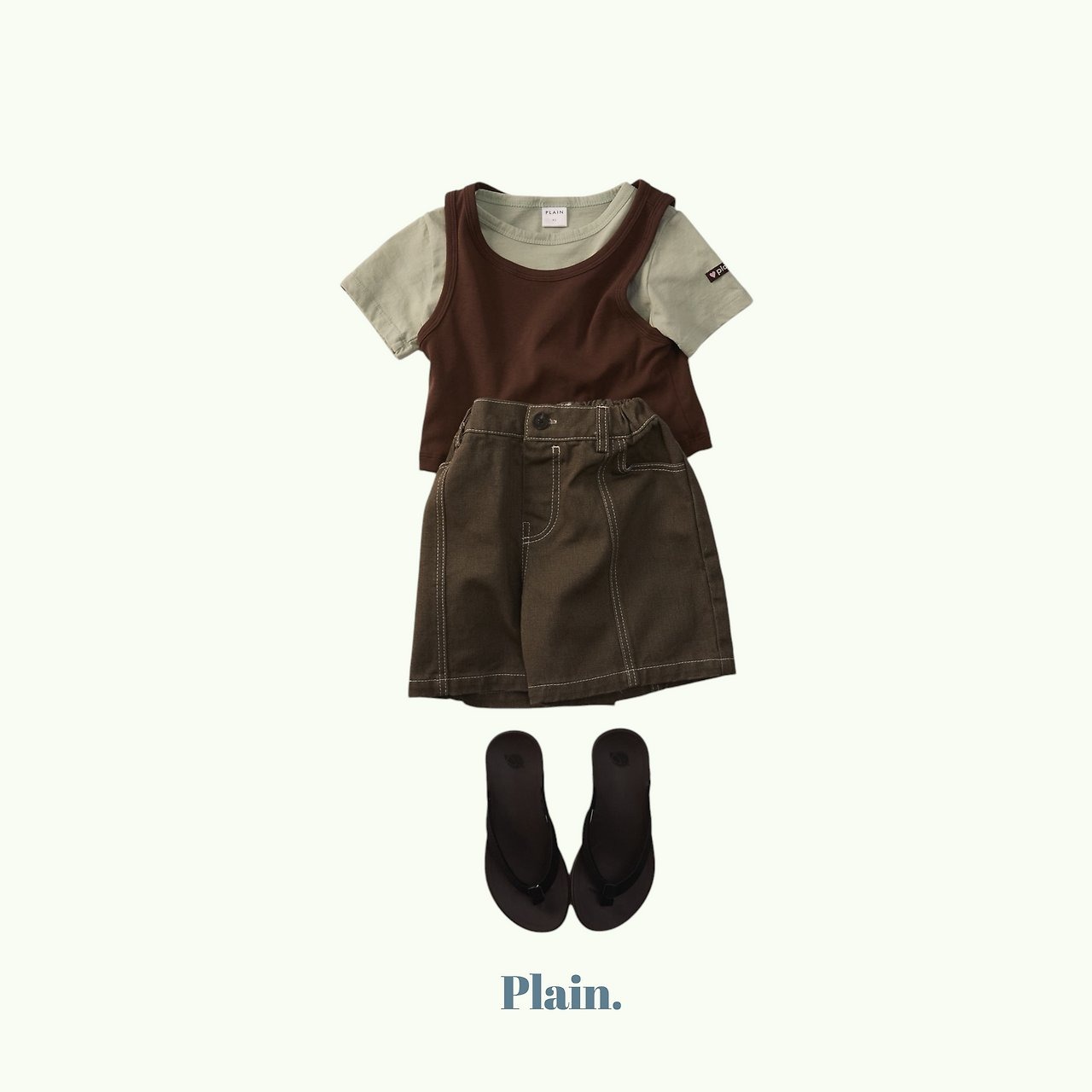 [Plain] Stitch Bermuda Pants / [플레인] 스티치버뮤다팬츠