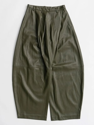 【26AW | WOMEN】PRANK PROJECT プランクプロジェクト / パンツ / Fake Leather Balloon Pants　31262466111