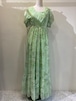 handmade vintage tiered green dress【北口店】