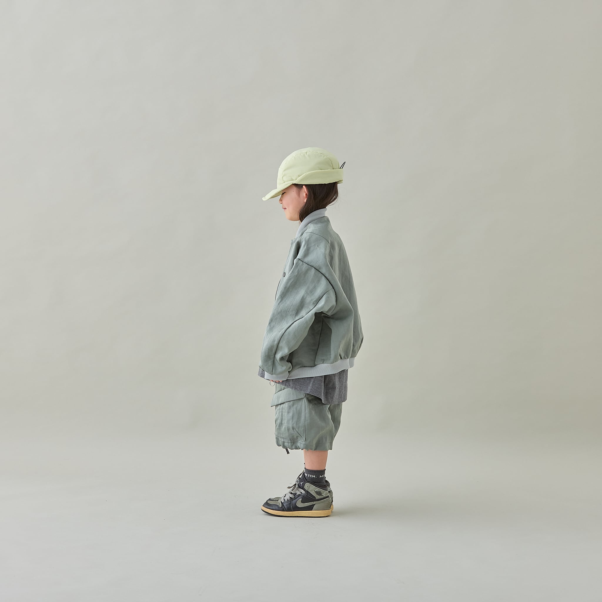 MOUN TEN.(マウンテン)/ bright twill zip blouson / ashgreen