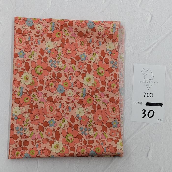 《703》◆輸入 リバティ LIBERTY タナローン カットクロス ハギレ