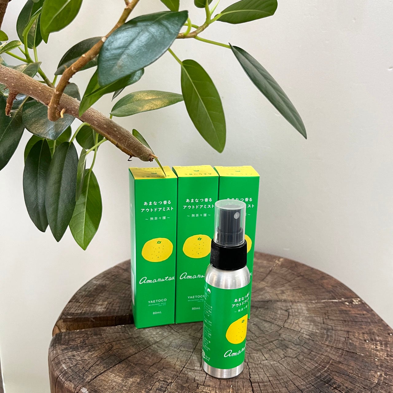 YAETOCO ヤエトコ あまなつ香る アウトドアミスト 80ml 愛媛県 無茶々