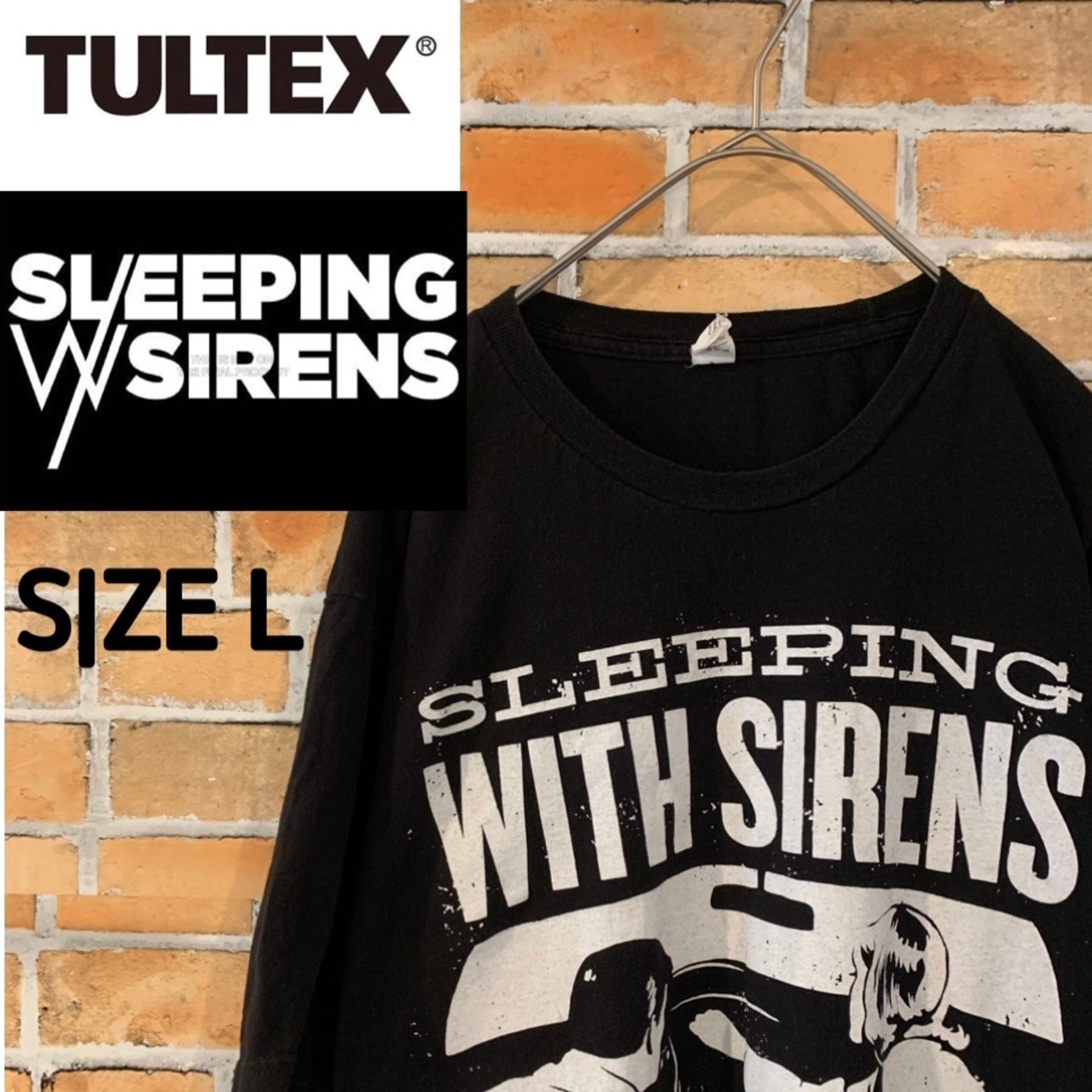 【TULTEX】 Sleeping with Sirens バンドTシャツ L アメリカ古着
