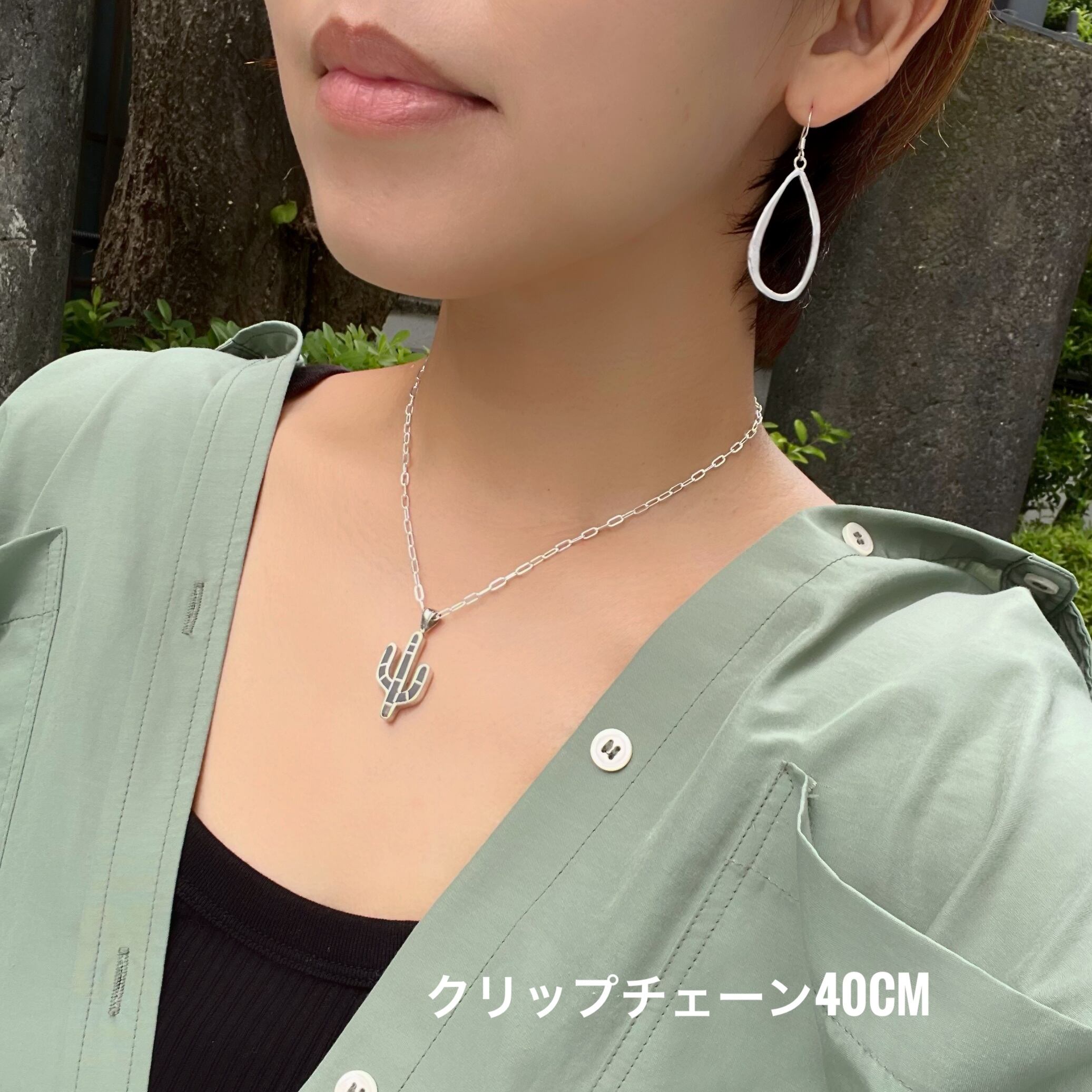 ラスト2】《Indian Jewelry》 サボテン オニキス ペンダント | 【公式