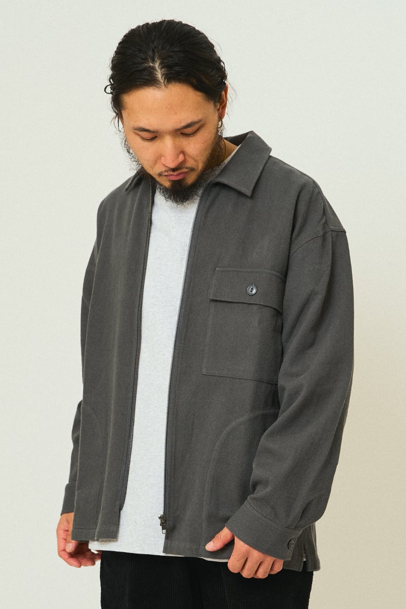Heavy Flannel Zip Shirt Jacket - 102535800 | 【BIG MIKE / ビッグ