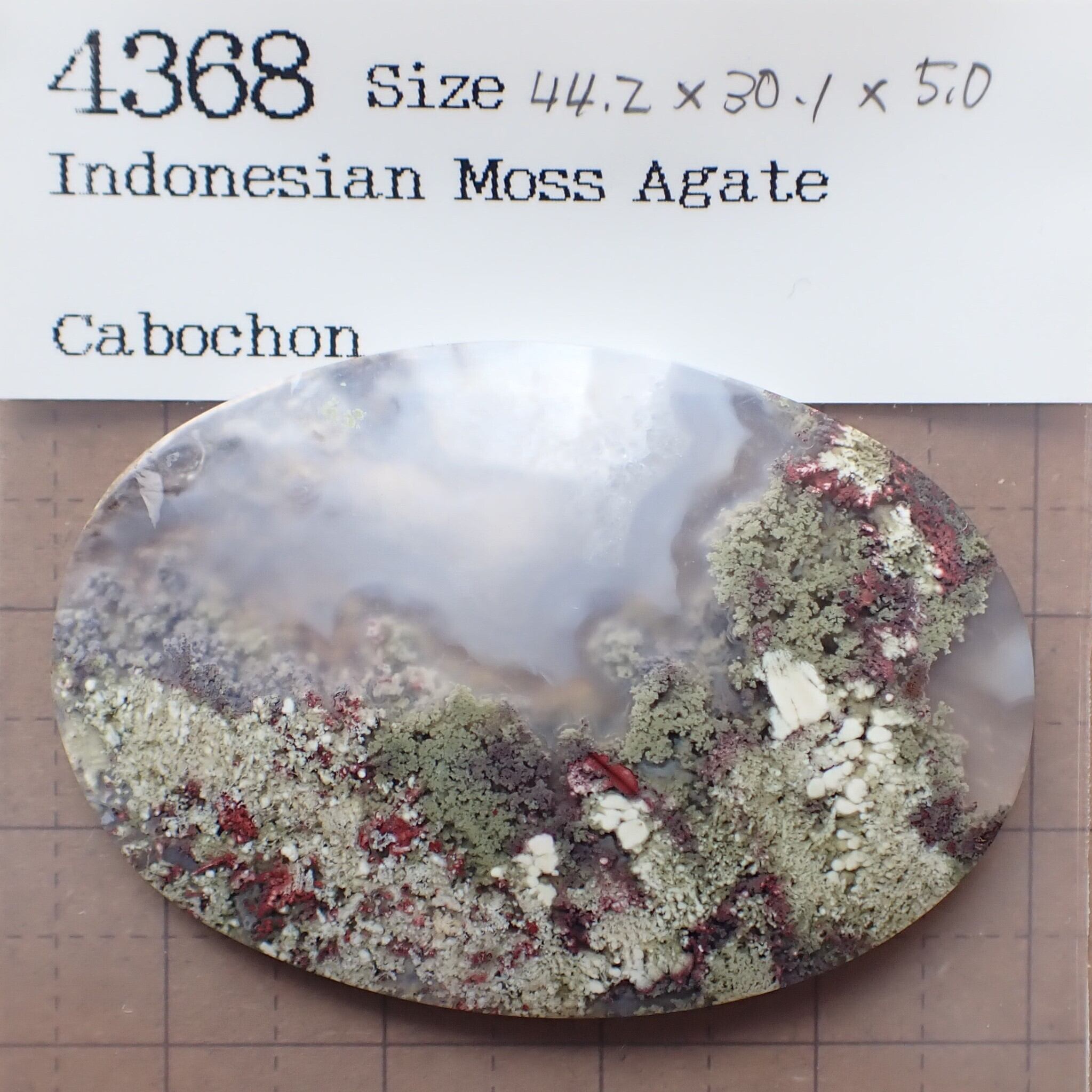 4368 インドネシアン ガーデンモスアゲート ルース | CORYDORASTONE 4368 インドネシアン ガーデンモスアゲート ルース | CORYDORASTONE