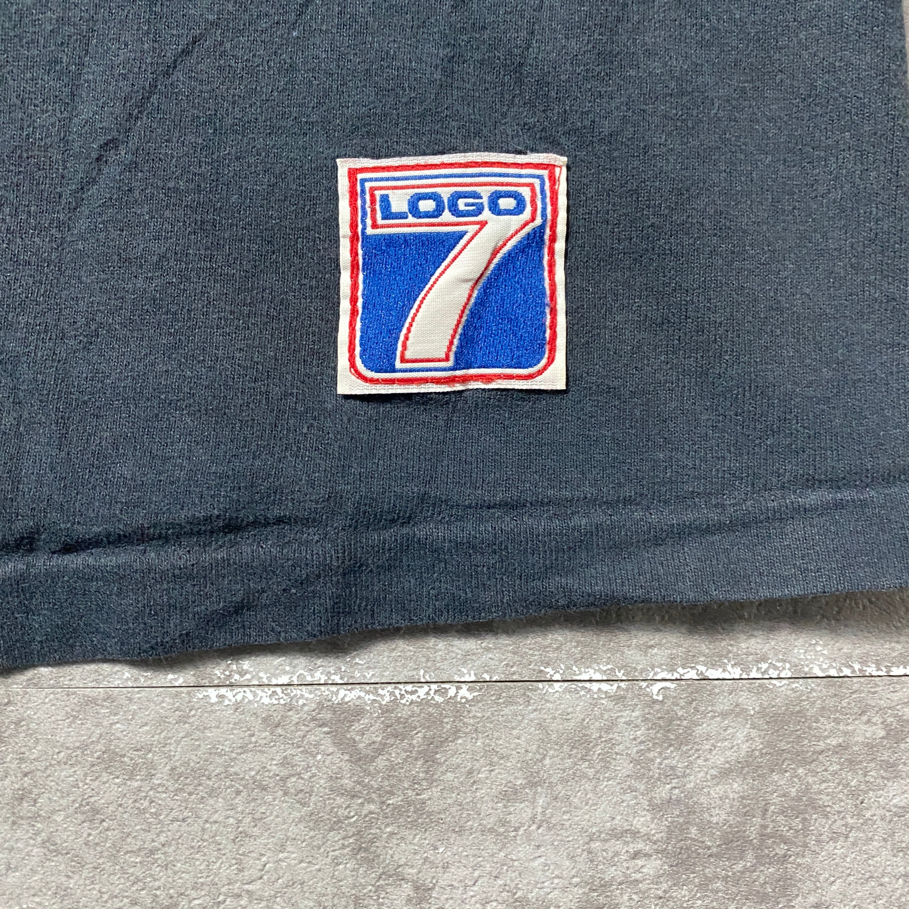 90's LOGO7 CHICAGO BULLS NBA シカゴブルズ プリント シングル