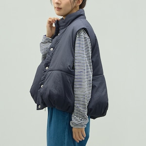 ハイネックバルーンベスト /853154