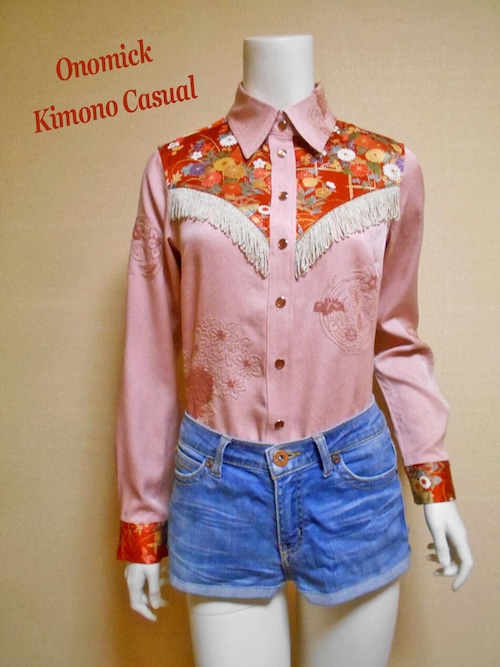 着物ウェスタンシャツ Kimono Western Shirt LS-282/M