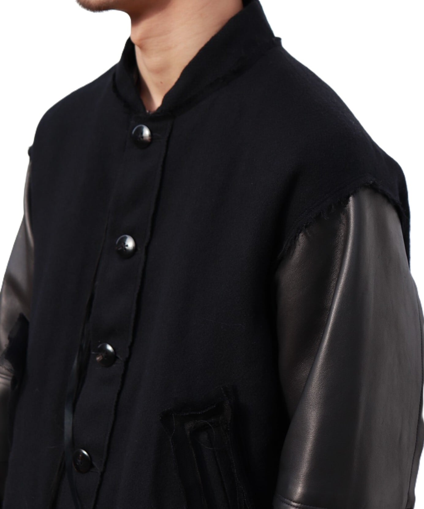 Midorikawa / MID25AW-BL01 VARSITY JACKET (BLACK) | AfterSchool