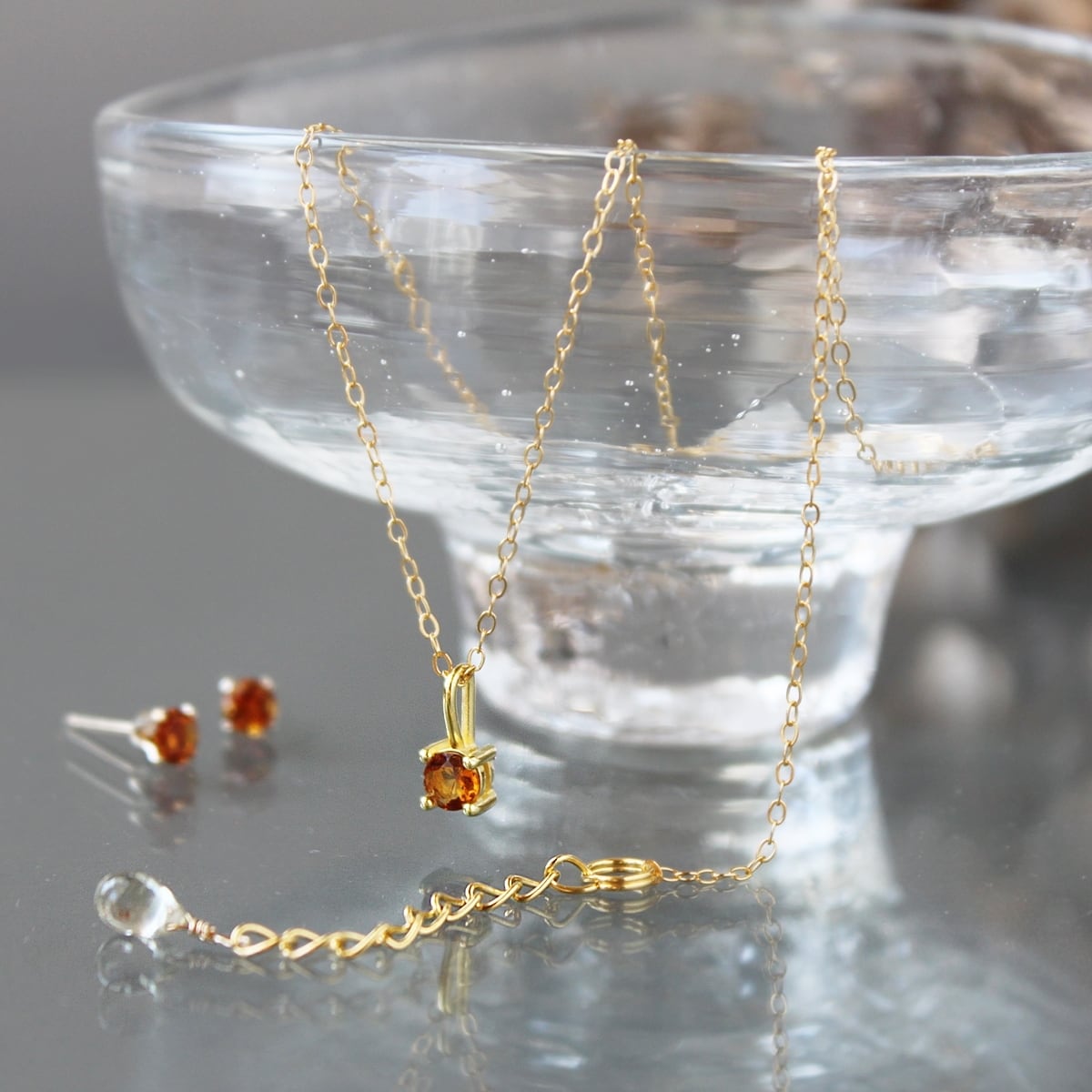 天然 マデイラ シトリン ブレスレット レディース ピンクゴールド 加工 天然石 お守り 40代 50代 ブランド