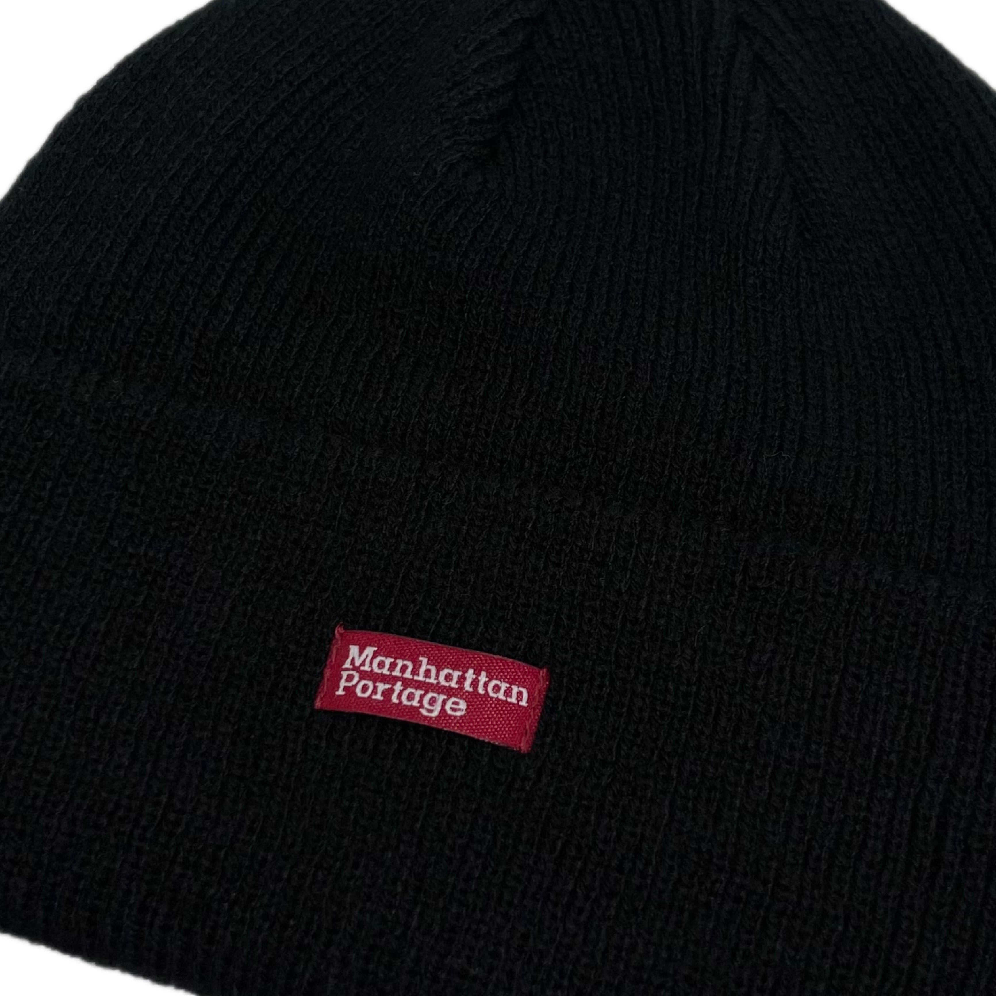 Manhattan Portage Apple Knit Cap ニット帽 アップロゴワッペン | HATLABO