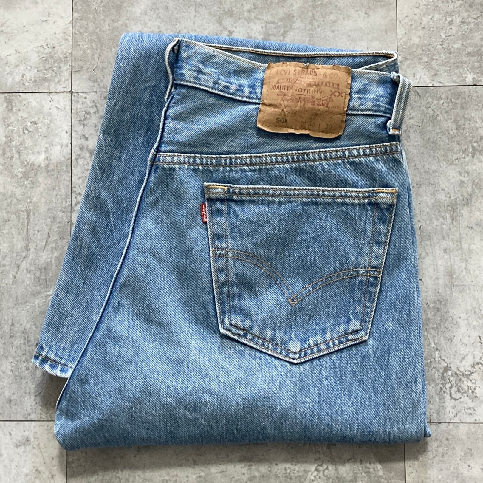 【USA製 90’s LEVI’S】501 W32 エルパソ工場 W36 L32】90's US.Levis 501 リーバイス エルパソ工場(511) ボタン裏