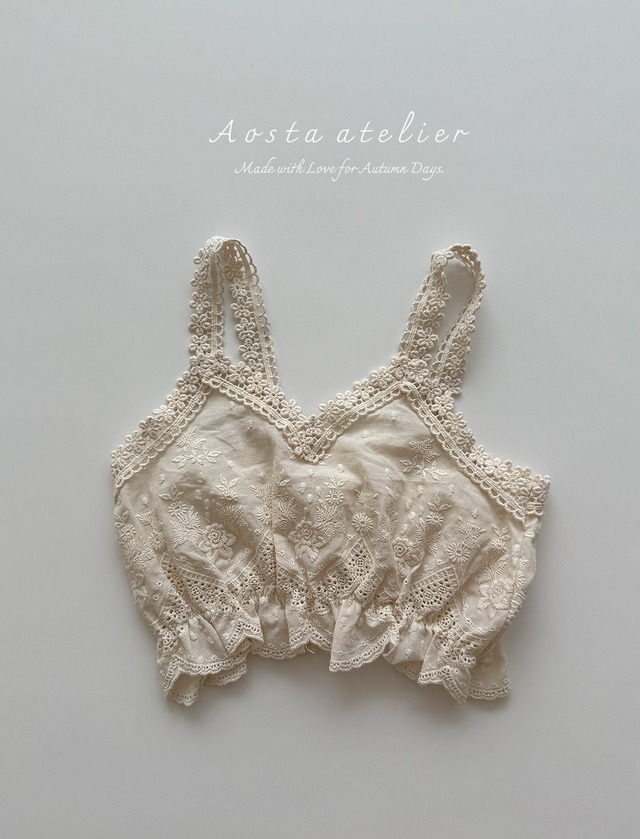 【即納】Aosta/lace bustier