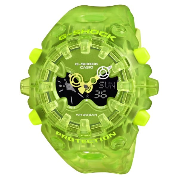 国内正規品 CASIO G-SHOCK カシオ Gショック GA-V01 SERIES ショックレジスト 20気圧防水 メンズ腕時計 GA-V01SKE-3AJF