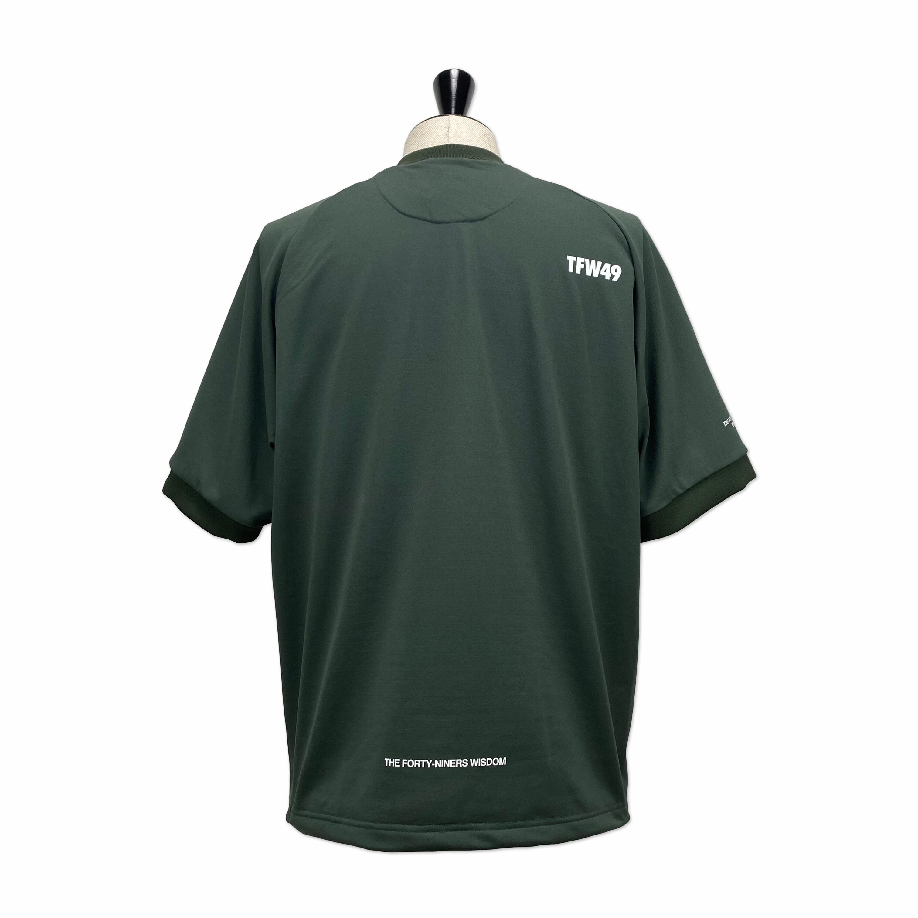 TFW49】《MEN'S》HALF ZIP SWEAT S/S CREW（S.GREEN） | Sandy GOLF