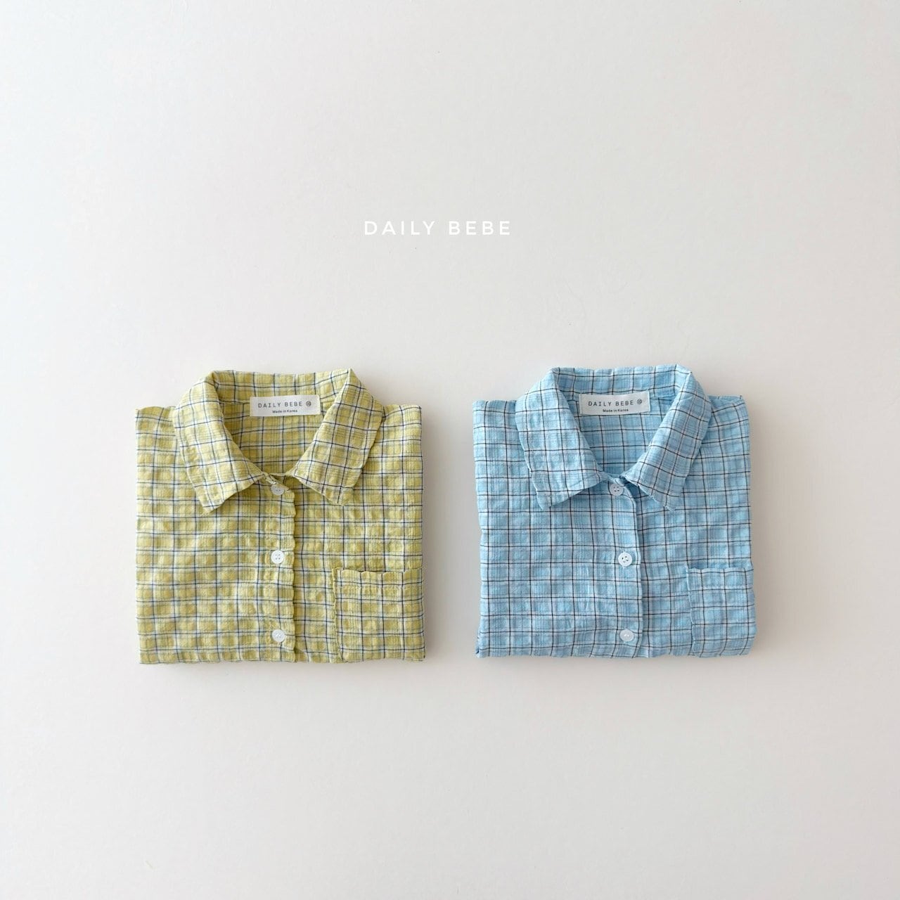 check shirt【DAILYBEBE】※予約商品