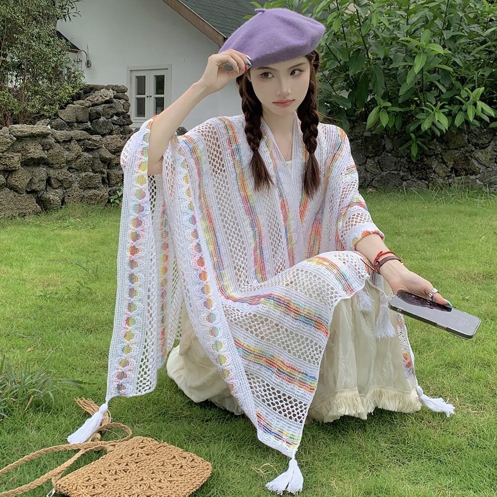 サマーカーディガン 白 羽織 レディース UV対策サマーカーディガン