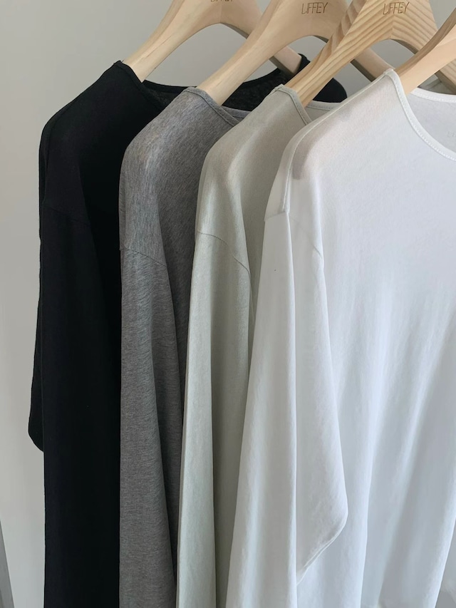 (予約) LIFFEY / Linen boxy tee 4color