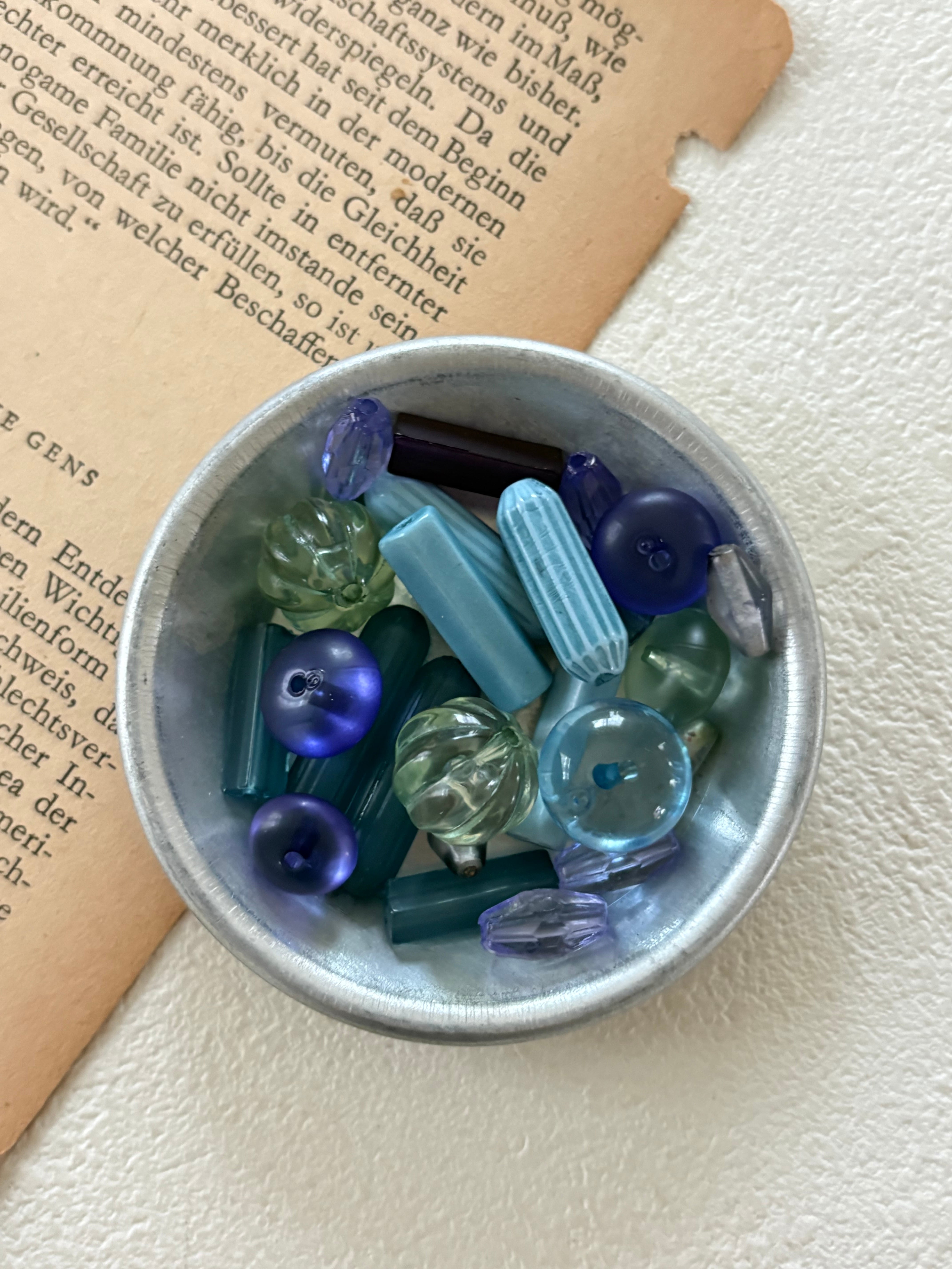 Japanese Vintage ヴィンテージ プラスチックビーズMIX 25個セット アクセサリーパーツ デコレーションパーツ