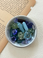 Japanese Vintage ヴィンテージ プラスチックビーズMIX 25個セット アクセサリーパーツ デコレーションパーツ
