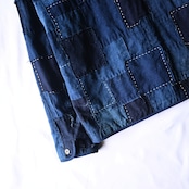 KUON / Vintage Boro Patchwork V-neck Jacket