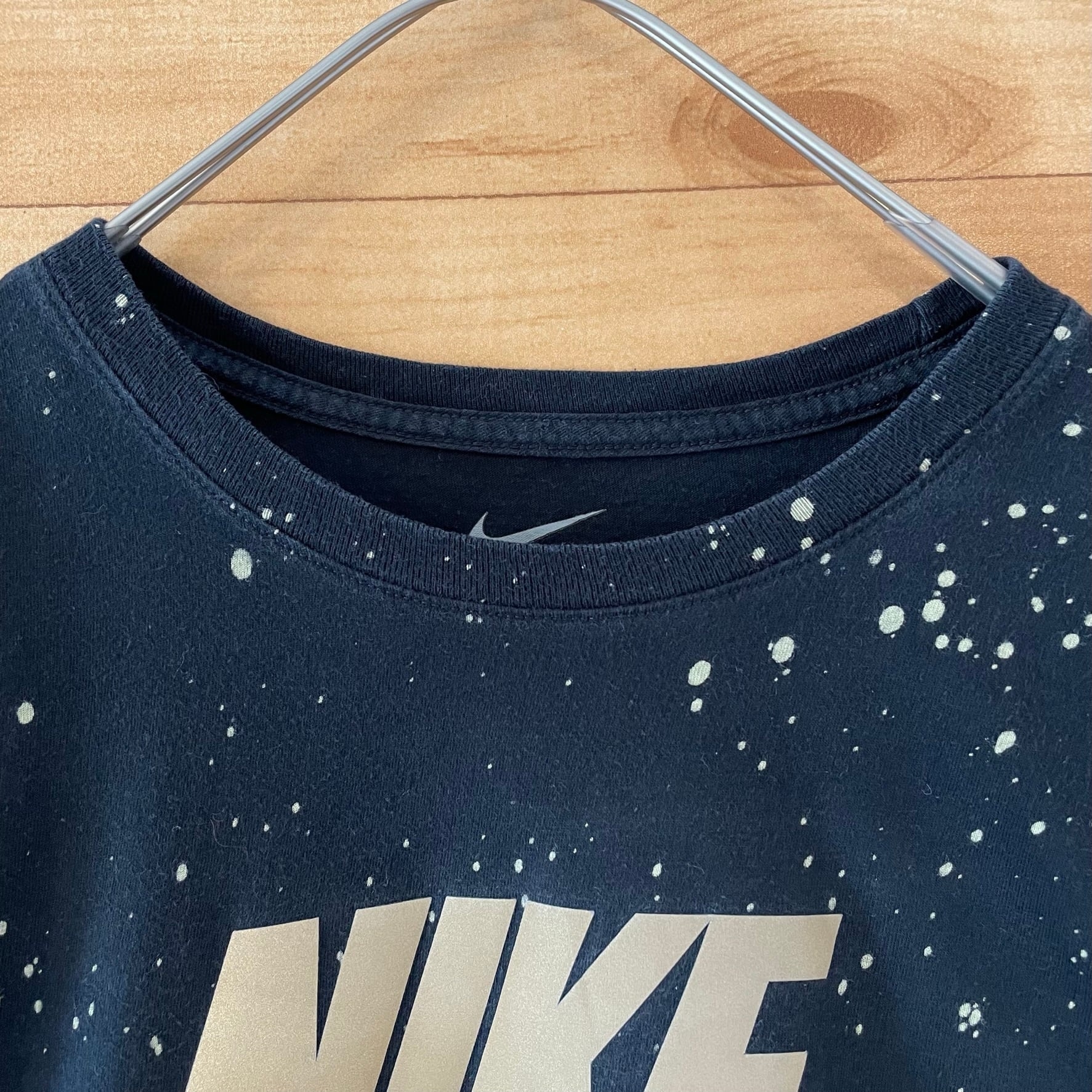 【NIKE】ペイント加工 プリントTシャツ ロゴ ナイキ Sサイズ us古着 アメリカ古着 | 古着屋手ぶらがbest powered by BASE