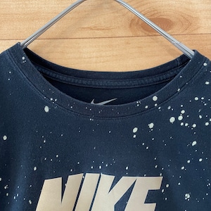 【NIKE】ペイント加工 プリントTシャツ ロゴ ナイキ Sサイズ us古着 アメリカ古着