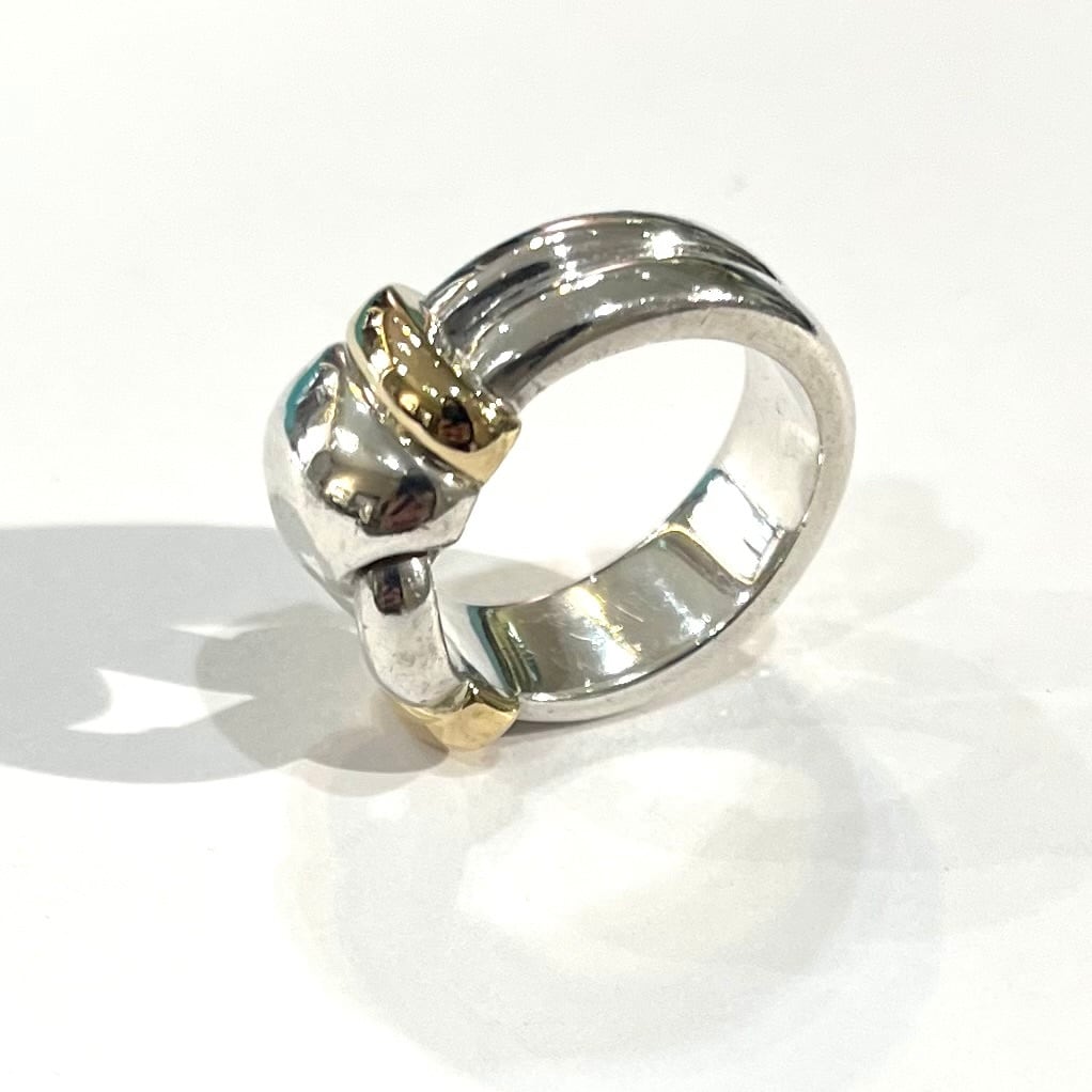 TIFFANY & Co.】【14号】2885 ティファニー ワイド ノット リング