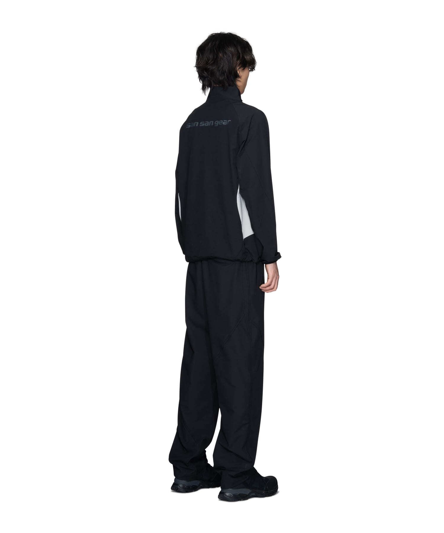 ウェア sansan SAN SAN GEAR] 23FW SEAM WAVE JACKET BLACK 正規品 韓国ブランド 韓国