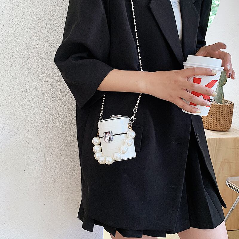 フレンチニッチバッグ女性バッグ2020新しいタイドネットレッドファッションパールチェーンメッセンジャーバッグワイルドミニバッグ Tiancai_Wing_Bag6700456