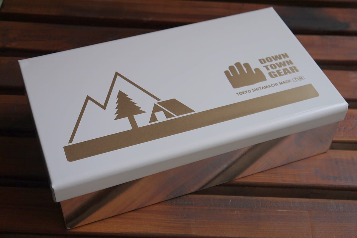 DOWN TOWN GEAR オリジナル ブリキ 角缶