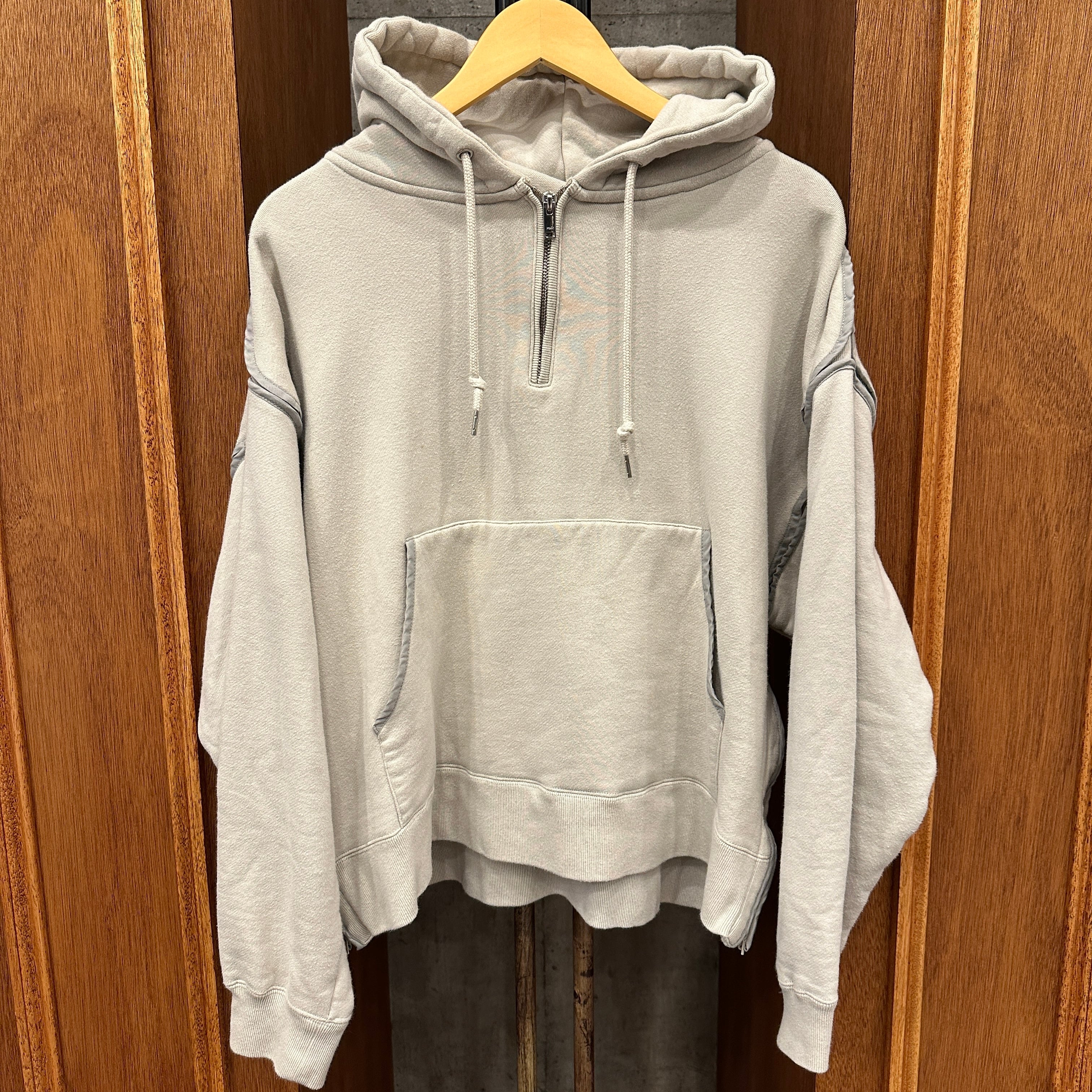 YOKE×ARK OVERSIZED PIPING HALF ZIP PARKA S ⑧ | safarionline