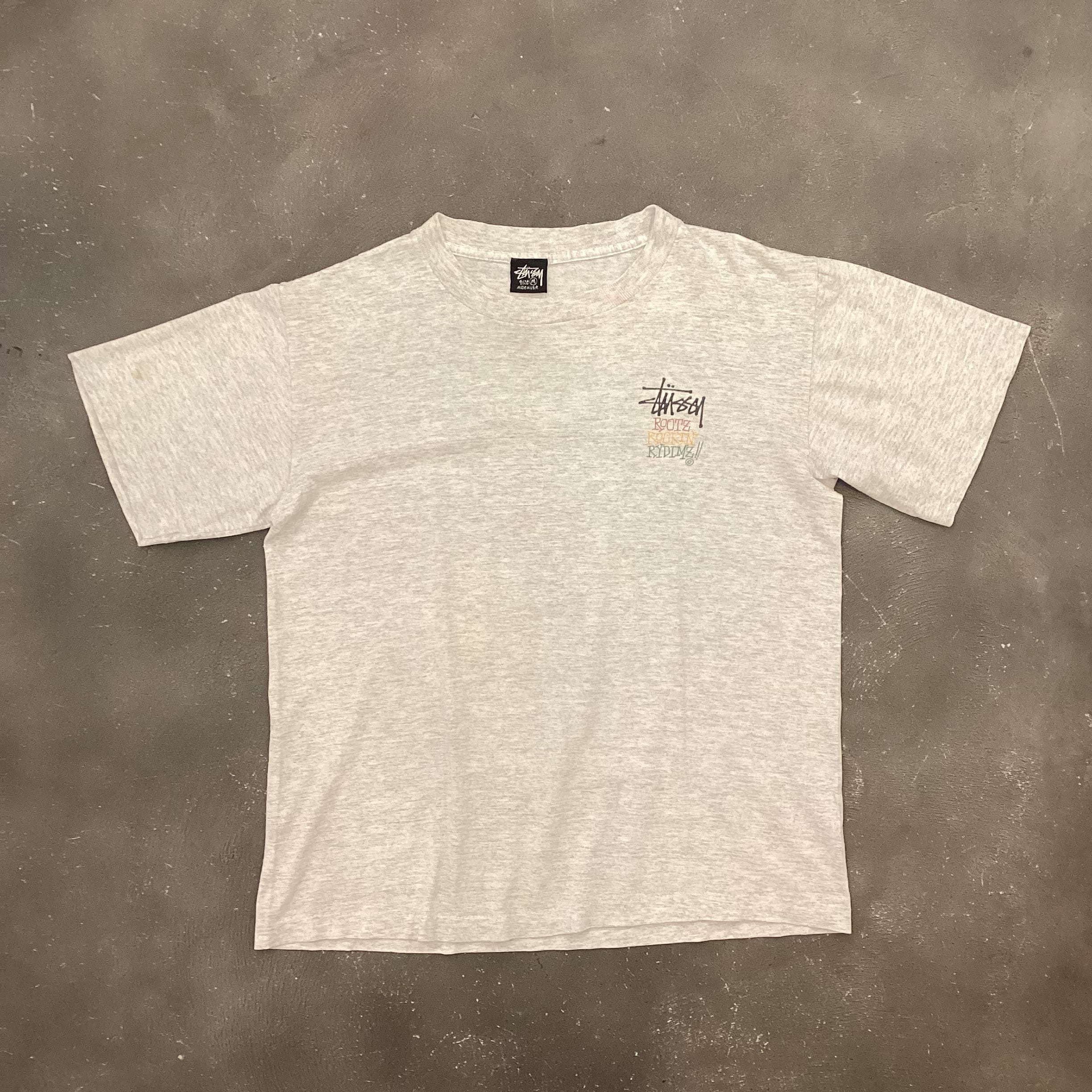 80s ヴィンテージ stussy 両面プリント シングルステッチ Tシャツ ...