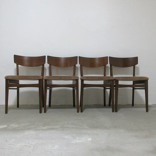 イギリス アンティーク 家具 ダイニングチェア 4脚セット 4560e