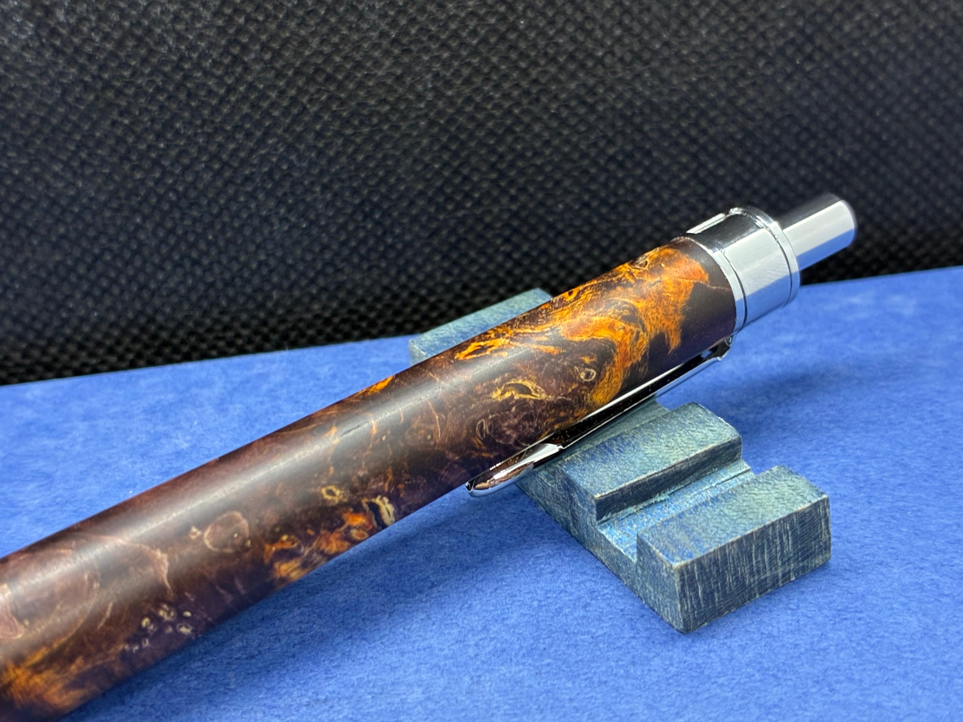 メープルスタビライズドウッド 加藤金属 シャーペン0.5mm | 工房 聖