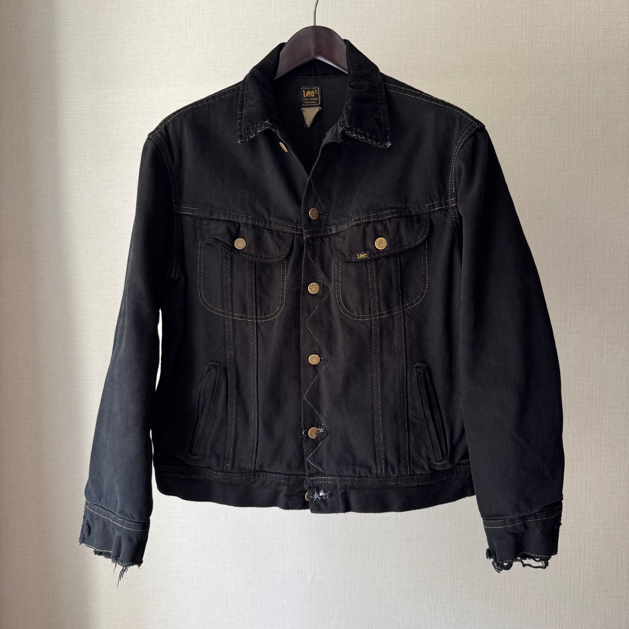Lee 221-8745 BLACK OVERDYED DENIM JACKET