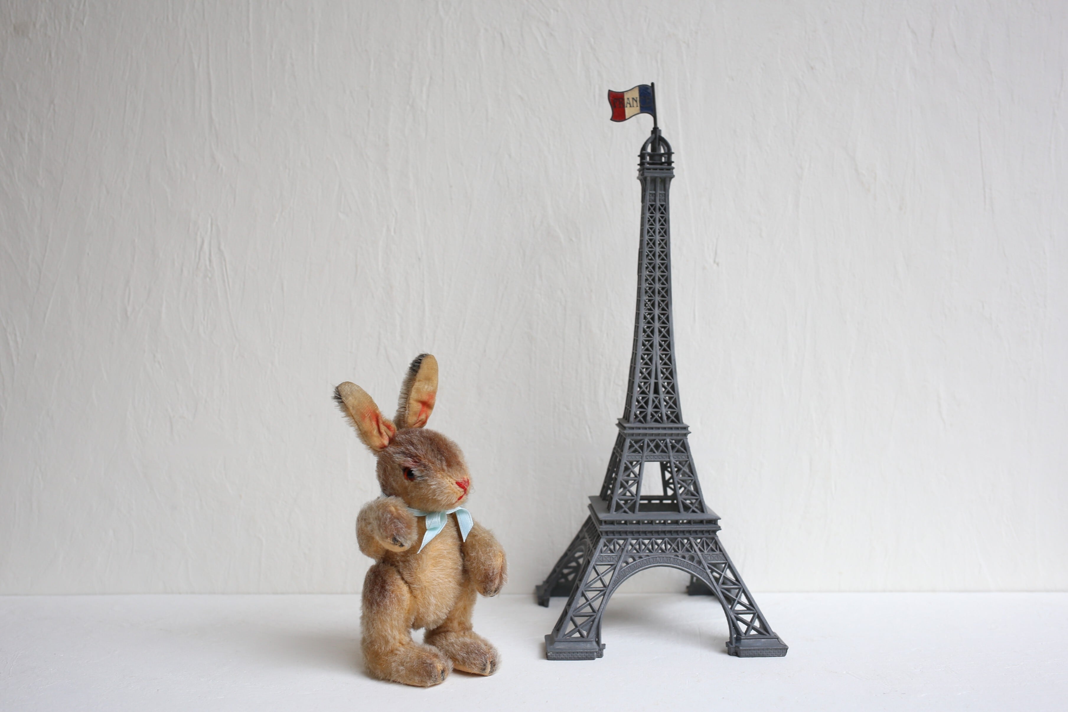 ドイツ アンティーク ヴィンテージ HERMANN ハーマン ウサギ 二足立ち 約18.5cm N-05714