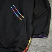 rainbow switching reversible jacket