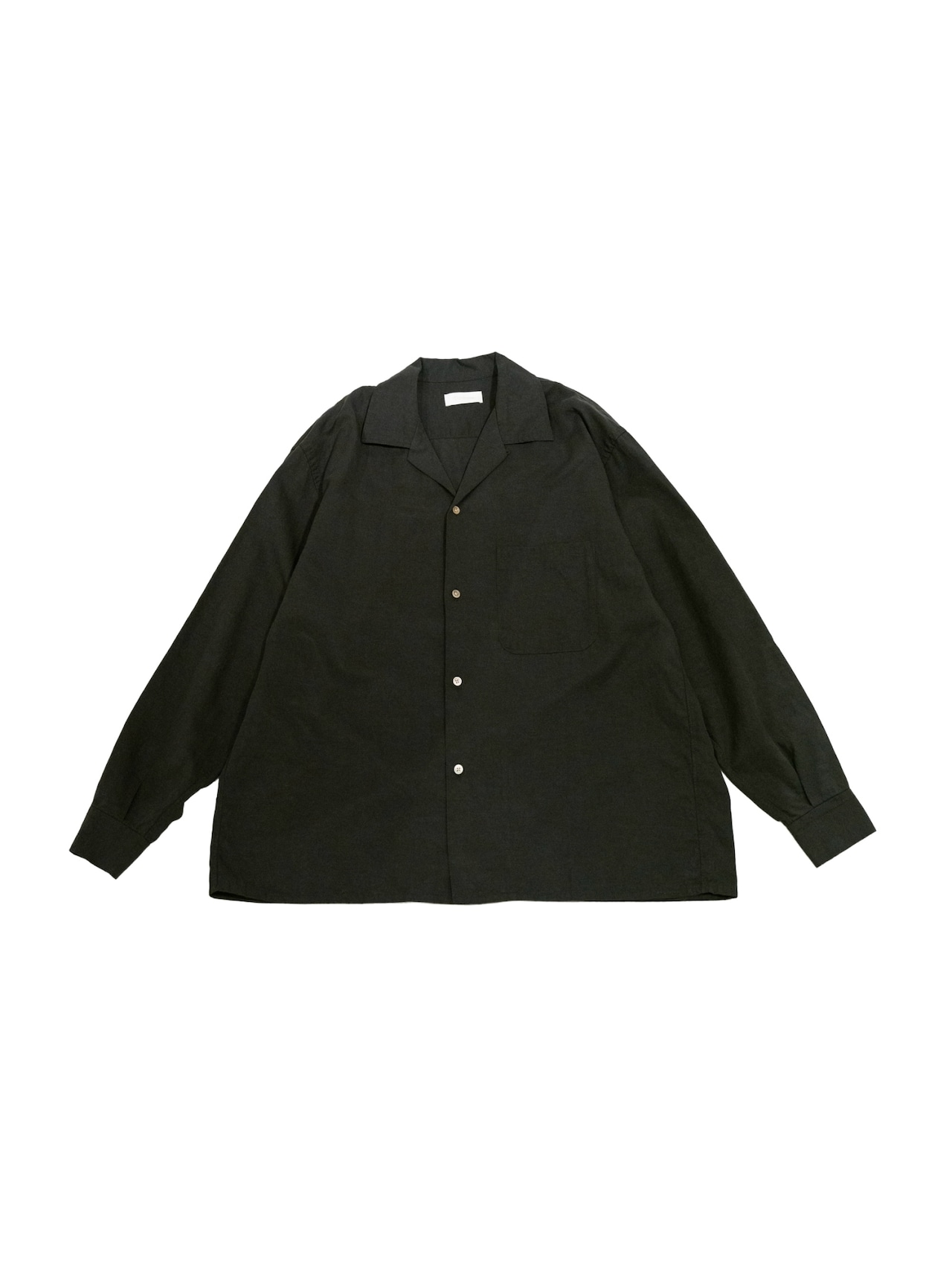 Washed Tencell Open Collar Shirts