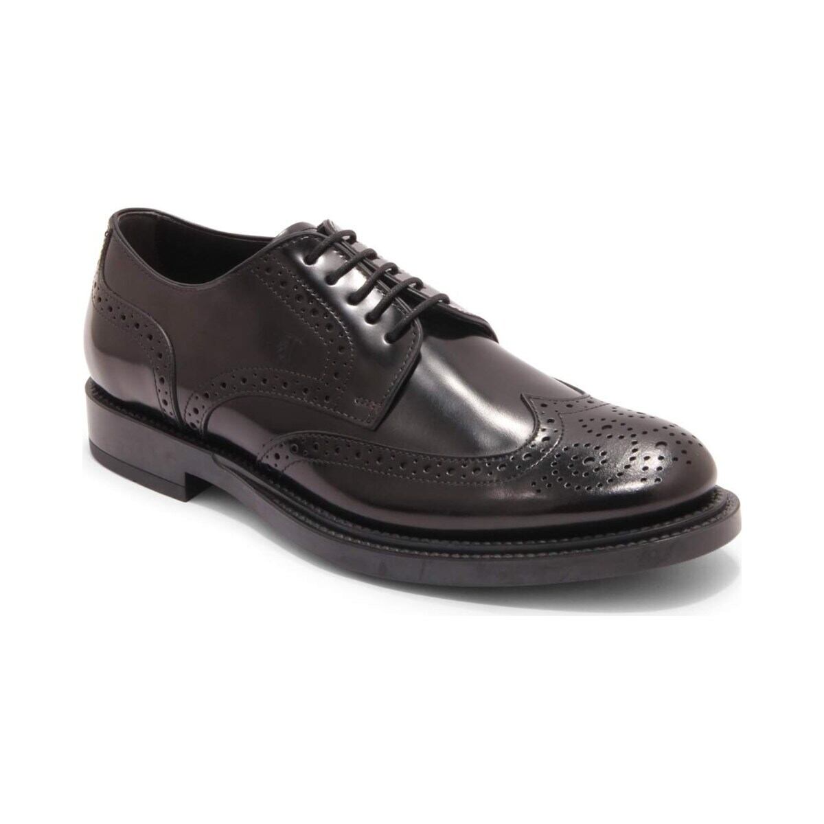 TOD'S トッズ メンズ レースアップシューズ レザー ブラック