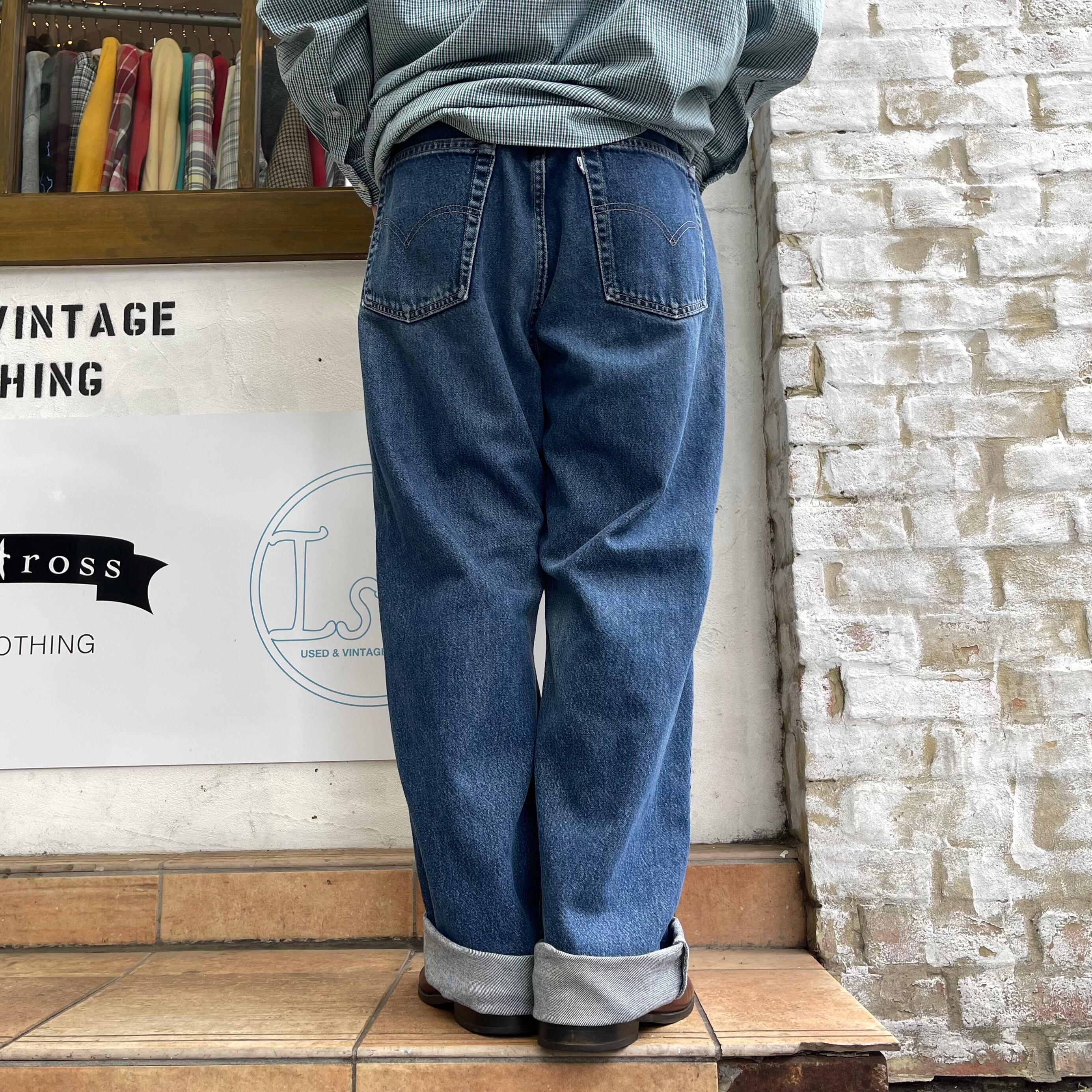 90s USA製 LEVI’S 510 リーバイス クラッシュ ダメージジーンズ