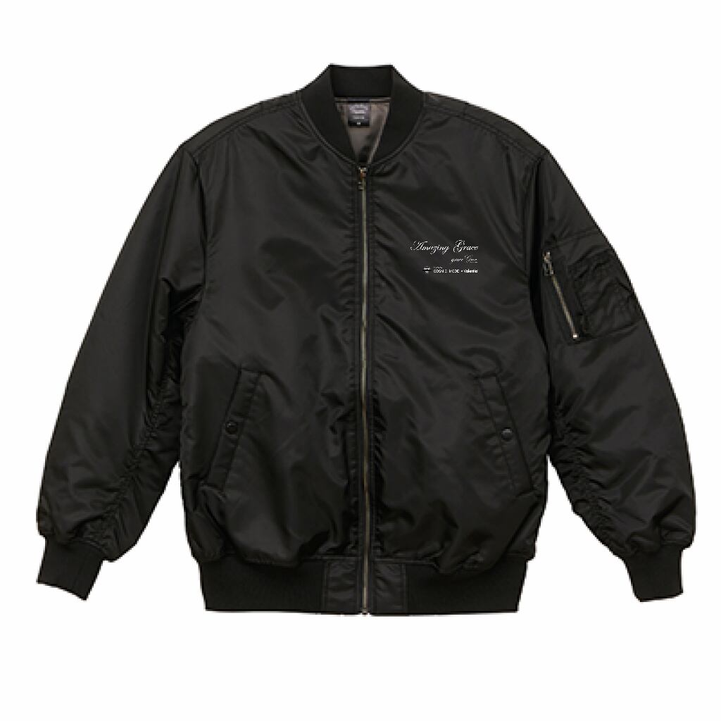 （両面印刷）United Athle タイプ MA-1 ジャケット（中綿入）