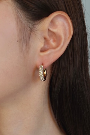 chubby half pearl pierce