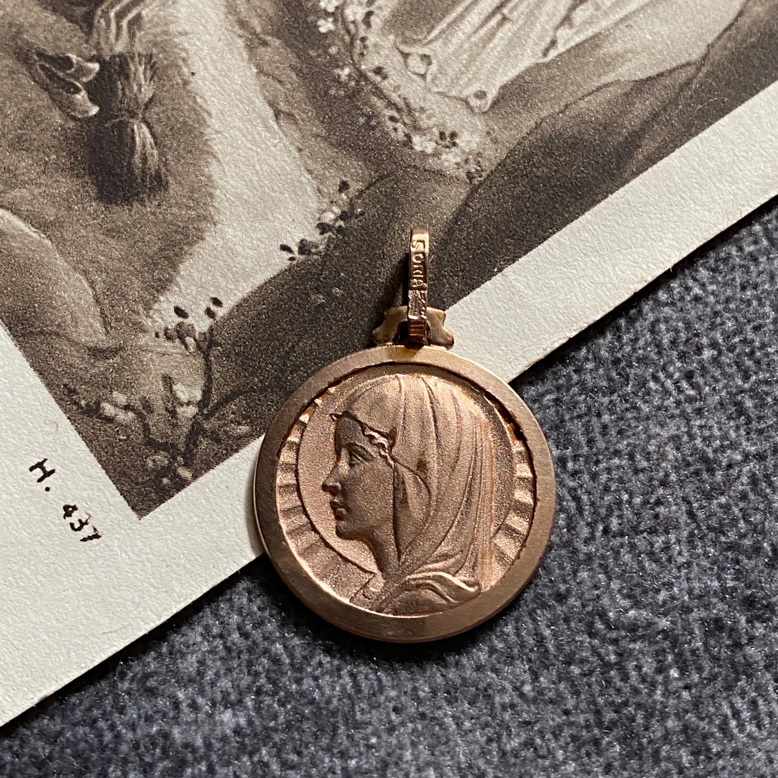 ルルドのマリア | Antique medaille Mary