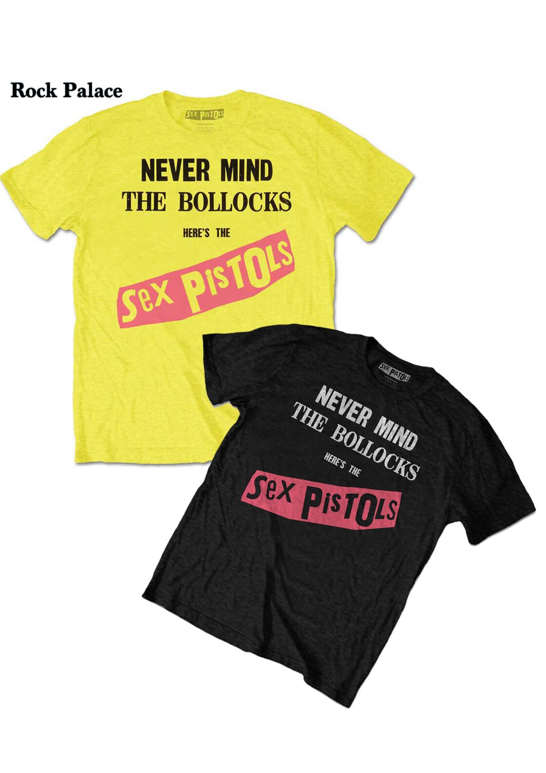 Sex Pistols：NEVER MIND Tシャツ イエローorブラック | PAY ID