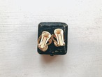 Vintage gold&silvercolor earring