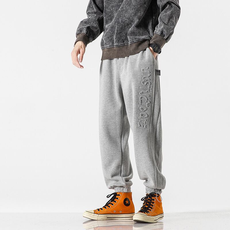 【新作】【送料無料】 Yidao、ヴィンテージの冬服、新しいカレッジスタイル、ルーズな足とベルベットのミッドウエストカジュアルパンツ、メンズオールマッチシンプルパンツ-アリババ ウィンター 冬物 ビンテージ hip6-161182623961678